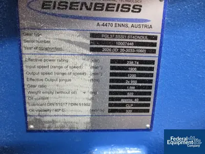 Used Coperion 45 MM Coperion / Maag / Gala Underwater Pelletizing Line Plastic Production Lines Wisconsin US | Federal Equipment Company #1338443