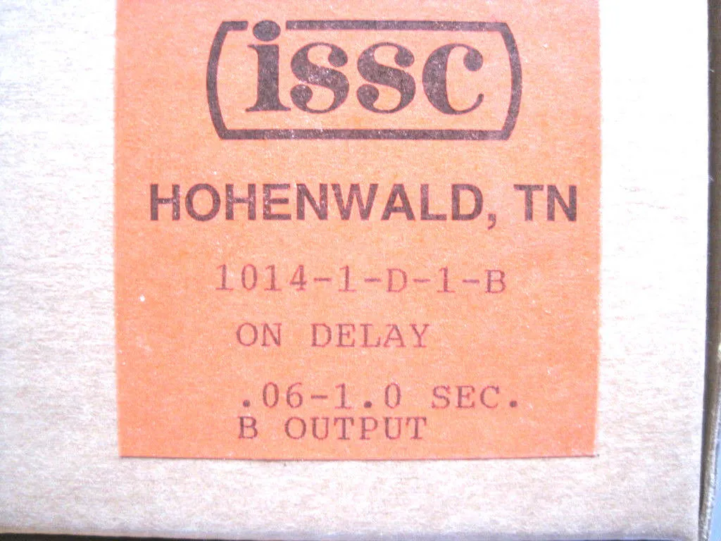 NEW ISSC 1014-1-D-1-B TIMER 10141D1B