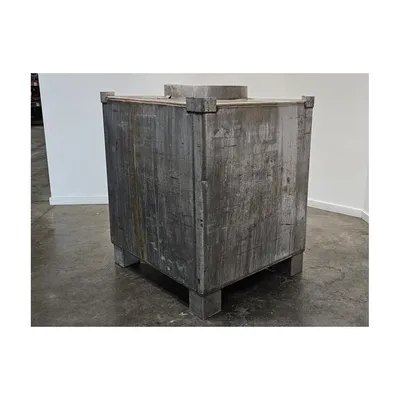 Used 395 Gal Stainless Steel Tote Bin