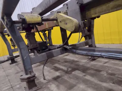16' POWERED INFEED TABLE, USED FOR LOADING SHEETS IN A SHEAR / BRAKE: YOBRO #24335