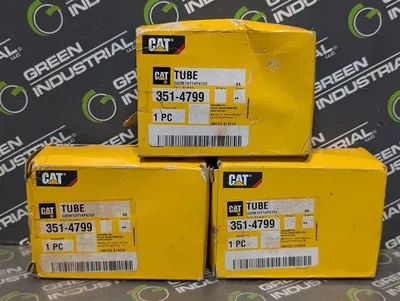 Lot of 3 Caterpillar 351-4799 44.50mm Diameter Straight Steel Pipes New NIB