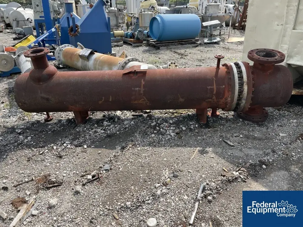 USED Franger & Sullivan Welding 150 Sq Ft Franger and Sullivan Heat Exchanger 304 S/S, 150/150#