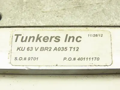 New | in-Stock TUNKERS _UNKNOWN_ Pneumatic Cylinders | Arrow Industrial #612768