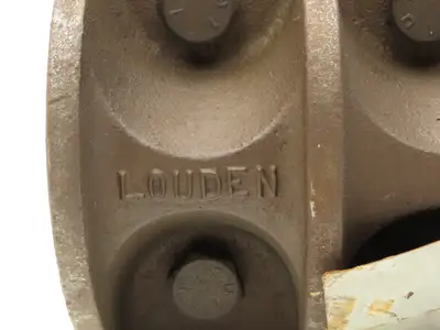Louden K474 Shaft Coupler 2-1/8" ID x 9-1/2"L x 1/2" Keyway Cast Iron 6 Bolt