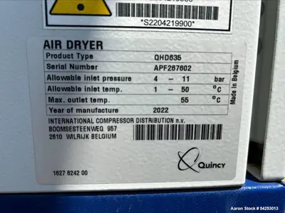 Quincy Twin-Receiver Compressor Package with Refrigerated Dryer