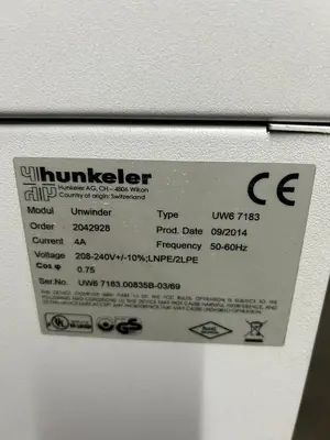 USED 2015 HUNKELER UW6 7183