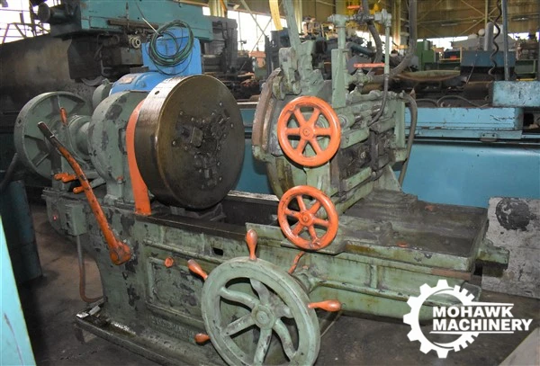 4" LANDIS ”4” STATIONARY DIE-HEAD PIPE THREADER w/LANDIS 6-CHASER DIE-HEAD - FRONT & REAR CHUCKS - REAMER & CUT-OFF