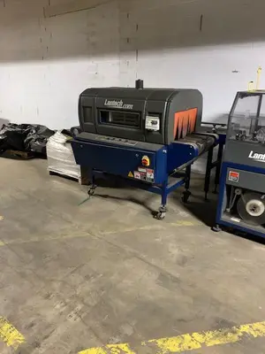USED LANTECH SW-1000 INTERMITTENT MOTION  BELT FEED SIDE SEAL WRAPPER