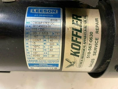 LEESON Does Not Apply General Purpose Motors | Amiron Machinery (4)