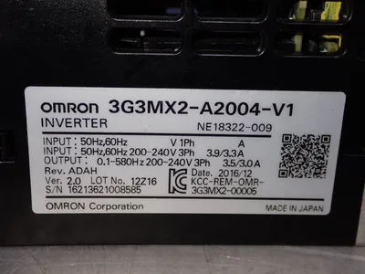 USED OMRON 3G3MX2A2004V1