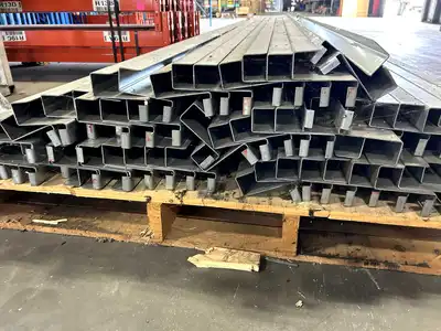 BULK QTY OF ROLLER RACKING W/ BEAMS