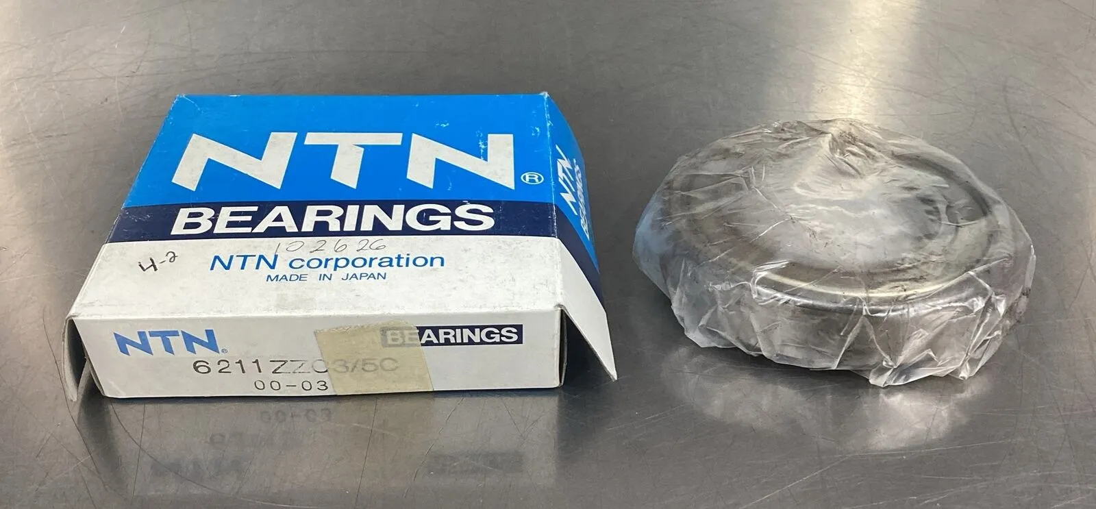 NTN 6211ZZC3/5C RADIAL BALL BEARING 6211C3 6B-2