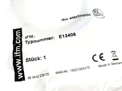 E12408,EDOGH050MSS00,5E05 (M16) | ifm E12408 Female Receptacle M12 5-Pin, M16 Mounting, EDOGH050MSS00,5E05 (M16) - New