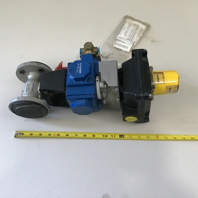 Habonim Compact H25 SR-2A2BR Full Port Pneumatic Ball Stainless Steel Valve 1″