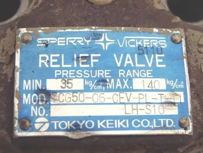 USED SPERRY VICKERS TCG50-06-CEV-PL-T-11