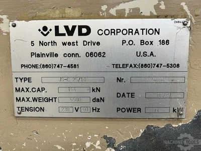 USED 1997 LVD JS-C 25/10