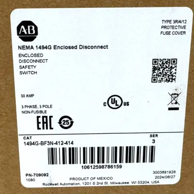 USED ALLEN-BRADLEY 1494G