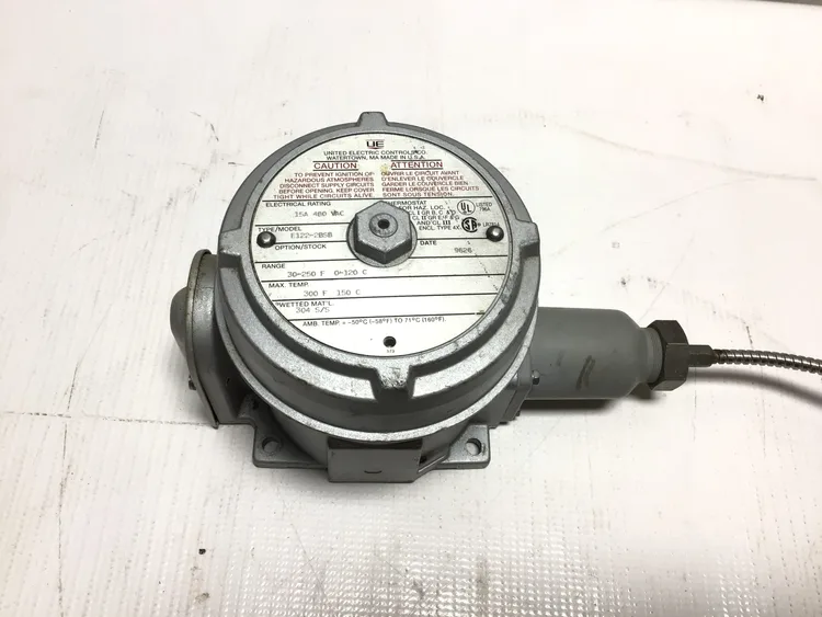Used UNITED ELECTRIC CONTROLS (UE) E122-2BSB Relays & Switches Pennsylvania US | Moses B Glick #989996