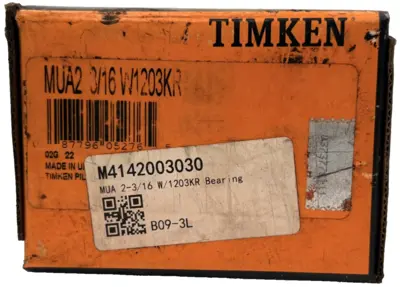 NEW TIMKEN MUA2 3/16 W1203KR