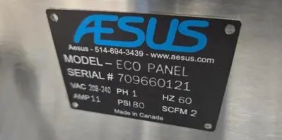 USED 2021 AESUS PACKAGING SYSTEMS ECO-PANEL