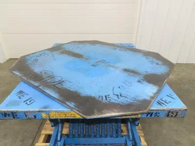 AMI Spring Loaded Industrial Pallet Load Leveler 3500lbs 42x46" Swivel Top