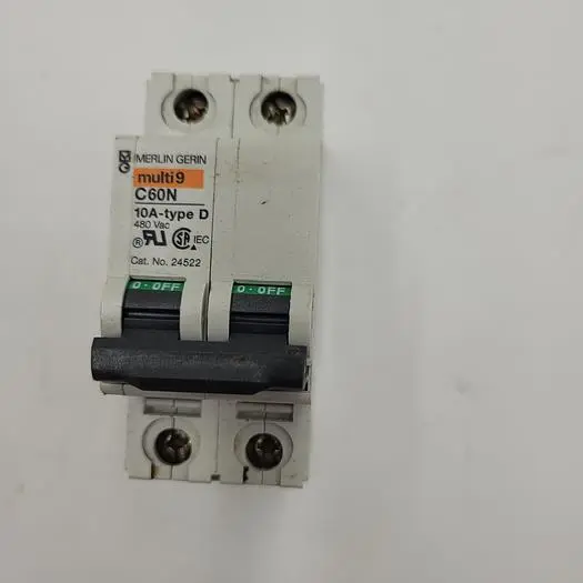 Used MERLIN GERIN MERLIN GERIN MULTI9 C60N C10A CIRCUIT BREAKER Circuit Breakers | ND Industrial Surplus #1220511