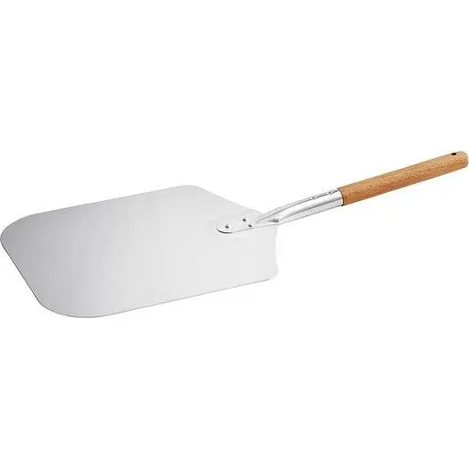 12" x 14" Aluminum Pizza Peel with 12" Wooden Handle