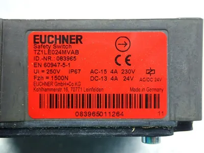 New | in-Stock EUCHNER TZ1LE024MVAB Relays & Switches Ohio US | HGR 24 #914422