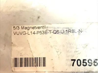 USED FESTO AIR SOLENOID VALVE W/ CONNECTING CABLE