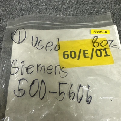 Used Siemens 500-5606 Misc Networking Equipment California US | Davliegogo LLC #1708180