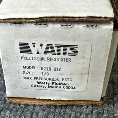 New | in-Stock Watts R210-01A Air Pressure Regulators California US | Davliegogo LLC #1707437