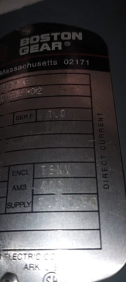 USED BOSTON GEAR 1750 rpm 3327P TENV