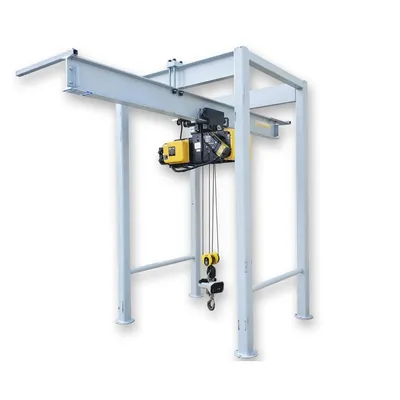 Used 2.5 Ton Dynamic Air BulkBuster Bulk Bag Unloader w/ Conveying Transporter