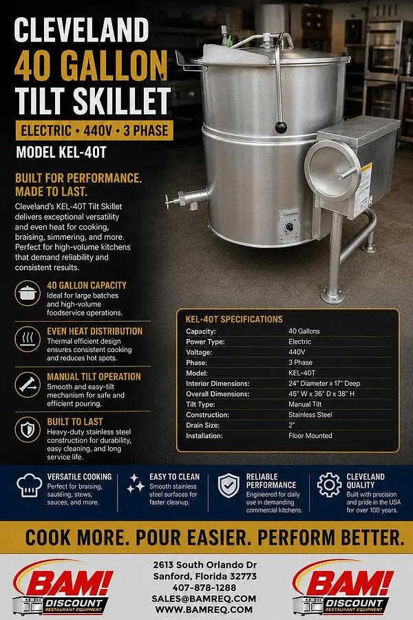 USED 2018 CLEVELAND KEL-40-T