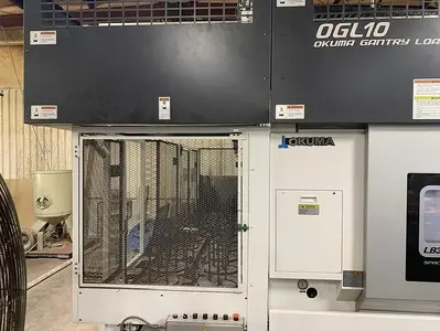 USED 2021 OKUMA LB3000EXII-MYW 800 W/OGL10 GANTRY LOADER