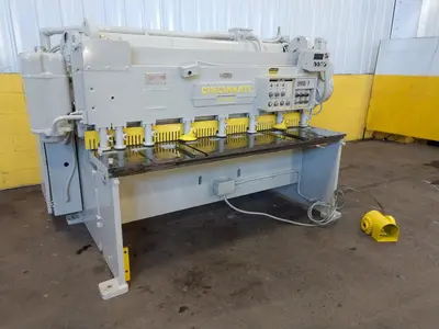 6' X 10 GA CINCINNATI MODEL 1006-R POWER SQUARING SHEAR: STOCK #10613