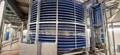 Kaak Group Twin Drum Ambient Cooler Spiral Cooler | Harvest Equipment and Fabrication Inc (9)