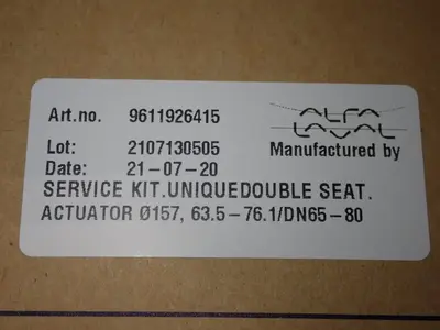 New | in-Stock ALFA LAVAL 9611926415 Miscellaneous MRO | HGR 24 #749660