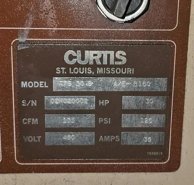 USED 2002 CURTIS R/S 30 B