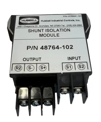 NEW HUBBELL 48764-102 SHUNT ISOLATIOIN MODULE 48764102