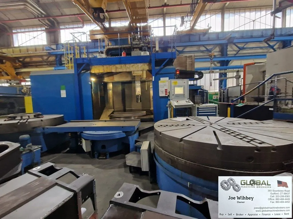 Schiess Vertical CNC Lathe Turning Center With C Axis- See Description