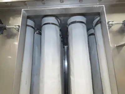 Fuji NMT-16 Fujiclon Dust Collector Baghouse NM 16 Filters Stainless 36x36x63"