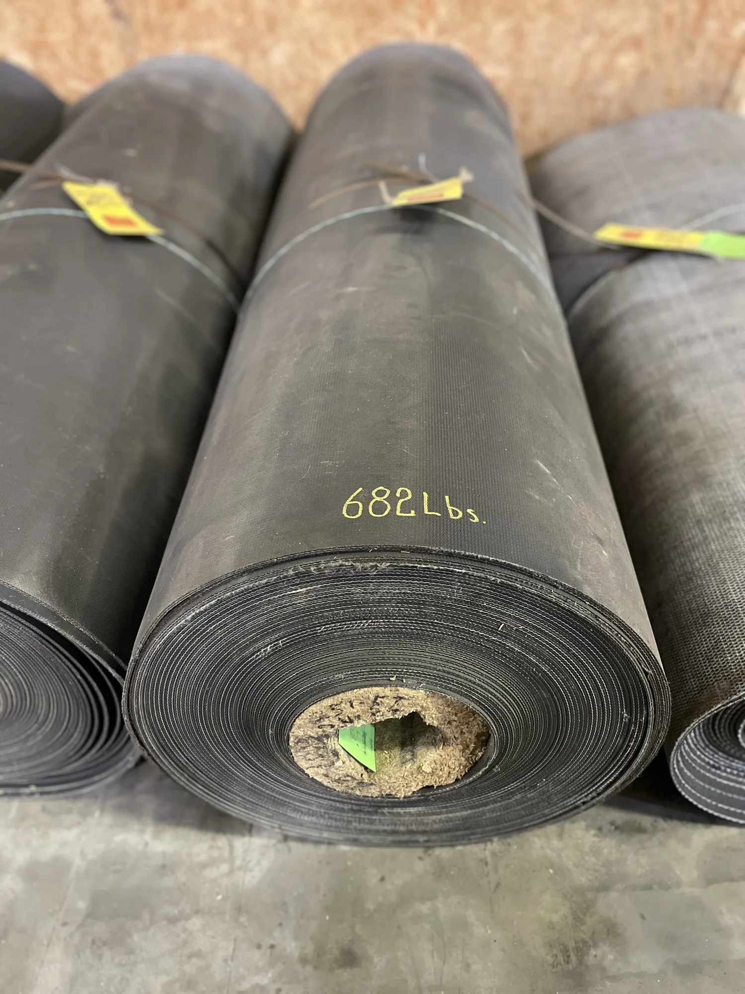 59.5” Smooth Textured PVC Conveyor Belt 4mm x 128′