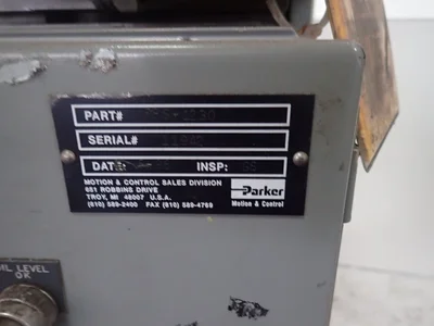 10 HP Parker Hyd. Unit