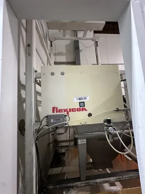 USED FLEXICON BULK-OUT BBF BULK BAG DISCHARGE FLEXIBLE SCREW CONVEYOR