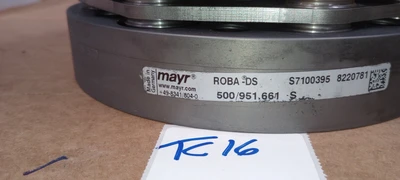 NEW MAYR 500/951.661 ROBA-DS  BACKING ROLL DRIVE STEEL COUPLER