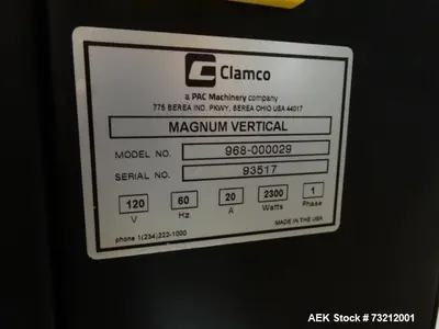 USED CLAMCO MAGNUM VERTICAL