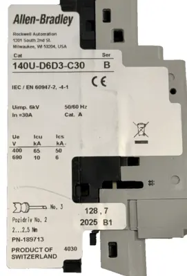 NEW ALLEN BRADLEY 140U-D6D3-C30