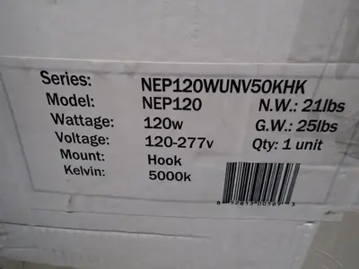 Used FINTRONX LED NEP120 WUNV50KHK Lighting Ohio US | HGR 24 #1406365
