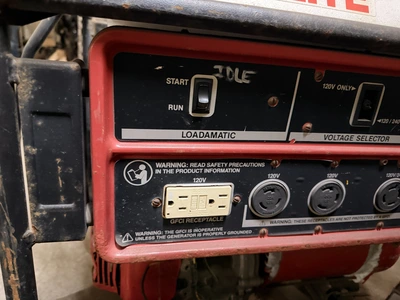 Used HOMELITE 5,000 WATT GENERATOR Portable Generators Michigan US | Miedema Asset Management Group #1369513